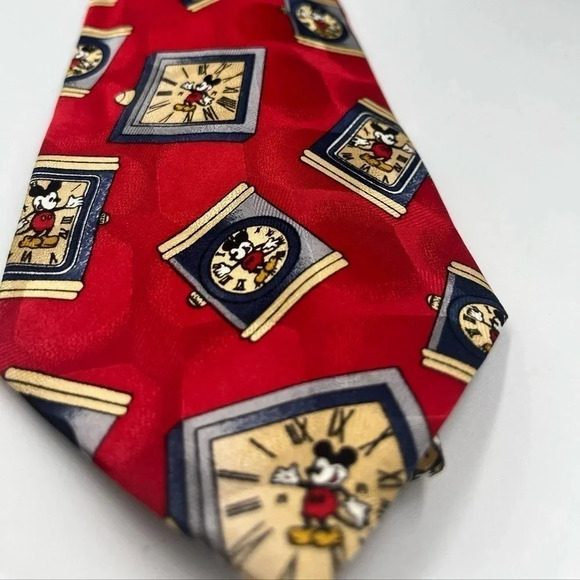 Other - Mickey Mouse Atlas Design Disney Time/Watch Tie
